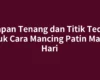 Umpan Tenang dan Titik Teduh untuk Cara Mancing Patin Malam Hari