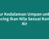 Atur Kedalaman Umpan untuk Mancing Ikan Nila Sesuai Kondisi Air