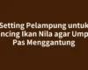 Setting Pelampung untuk Mancing Ikan Nila agar Umpan Pas Menggantung